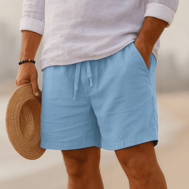 NOLAN | Tailored Linen - Feel Shorts for Warm Days - Ciara & Fiona