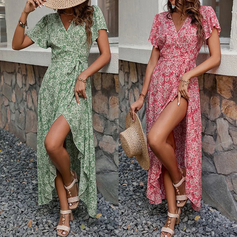 Nyssa | Printed Beach Dress - Ciara & Fiona