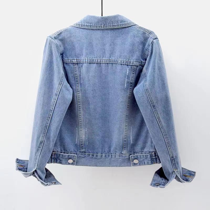 Odelia | Single - Breasted Denim Jacket - Ciara & Fiona