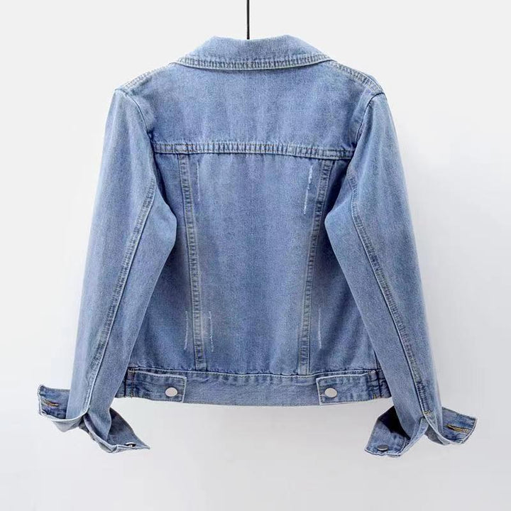 Odelia | Single - Breasted Denim Jacket - Ciara & Fiona