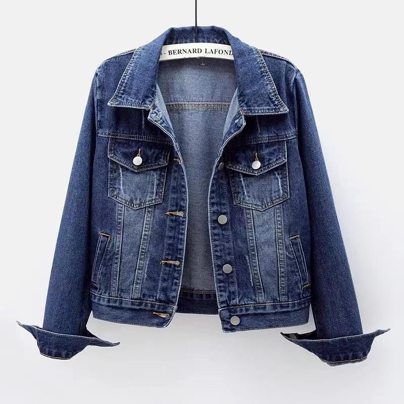 Odelia | Single - Breasted Denim Jacket - Ciara & Fiona