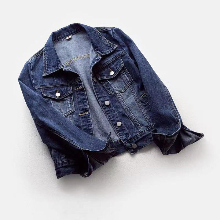 Odelia | Single - Breasted Denim Jacket - Ciara & Fiona