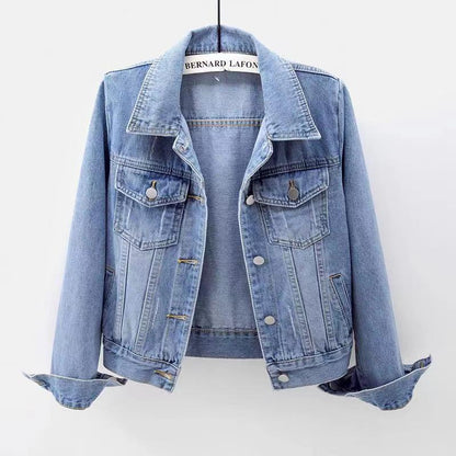 Odelia | Single - Breasted Denim Jacket - Ciara & Fiona