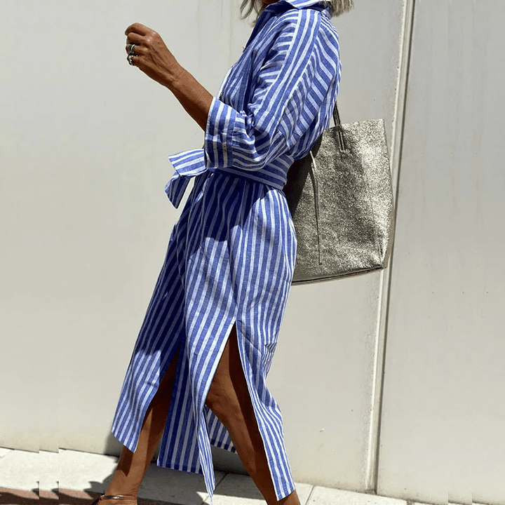 Olene | Striped Dress Shirt - Ciara & Fiona