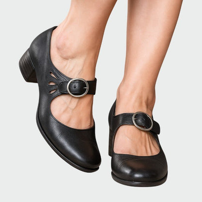 Olivia - Classic Buckle Mary Jane Shoes - Ciara & Fiona