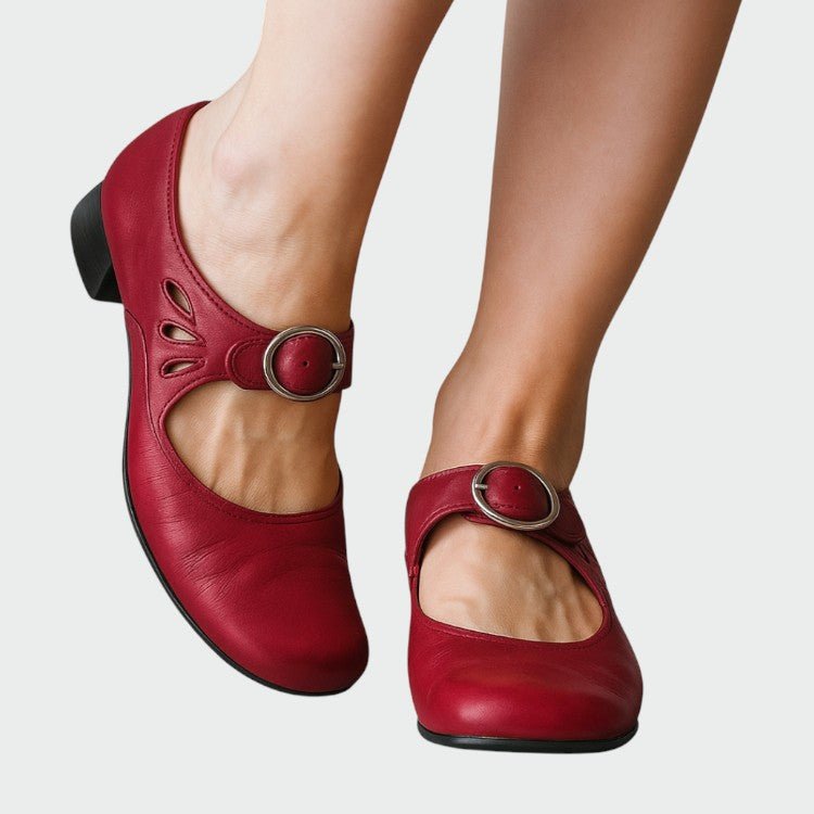 Olivia - Classic Buckle Mary Jane Shoes - Ciara & Fiona