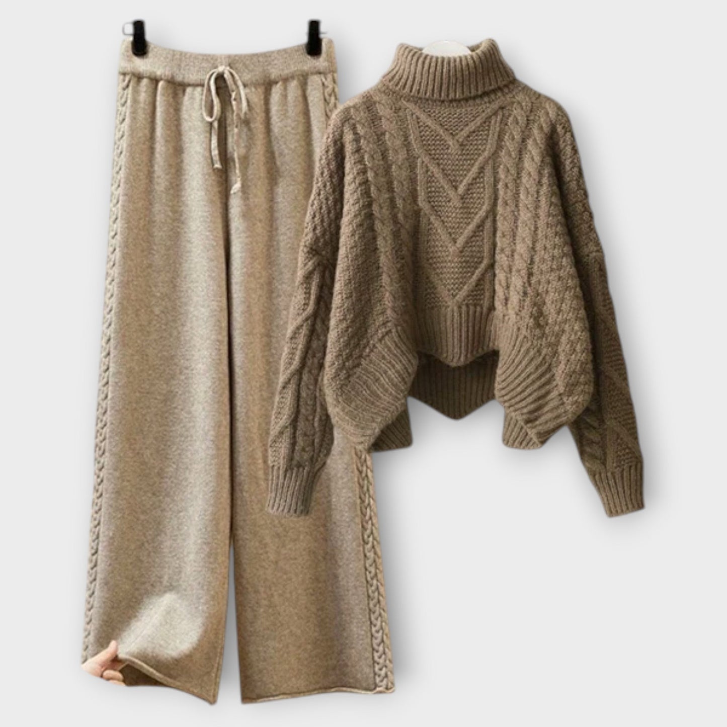 Olivia - Elegant Knit Set - Luna Hampton