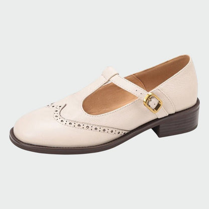 Olivia – Elegant Leather Mary Jane Shoes - Ciara & Fiona