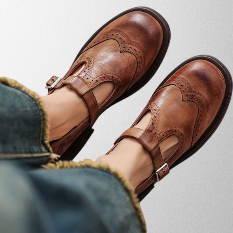 Olivia - Elegant Leather Shoes - Ciara & Fiona