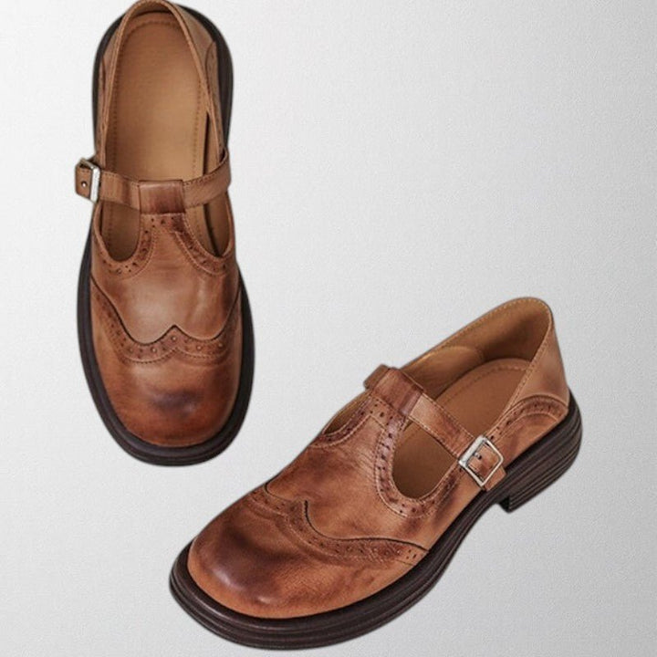 Olivia - Elegant Leather Shoes - Ciara & Fiona
