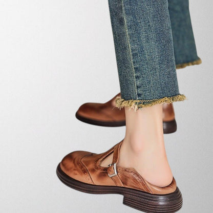 Olivia - Elegant Leather Shoes - Ciara & Fiona