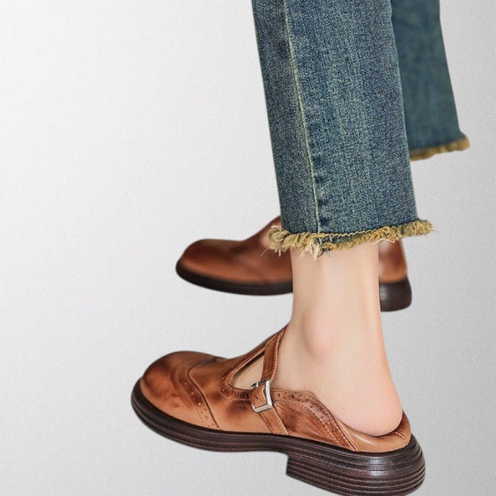 Olivia - Elegant Leather Shoes - Ciara & Fiona