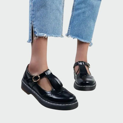 Olivia - Elegante T - Bar Leather Shoes - Ciara & Fiona