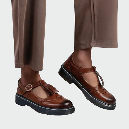 Olivia - Elegante T - Bar Leather Shoes - Ciara & Fiona