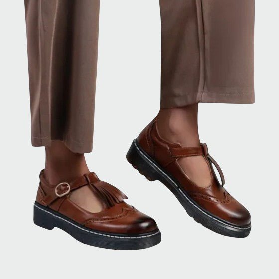 Olivia - Elegante T - Bar Leather Shoes - Ciara & Fiona