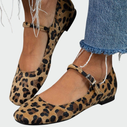 Olivia - Leopard Print Mary Jane Shoes - Ciara & Fiona