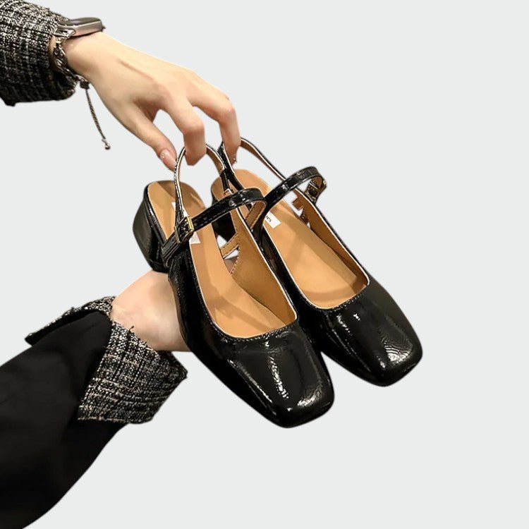 Olivia - Square Tip Mary Jane Shoes - Ciara & Fiona