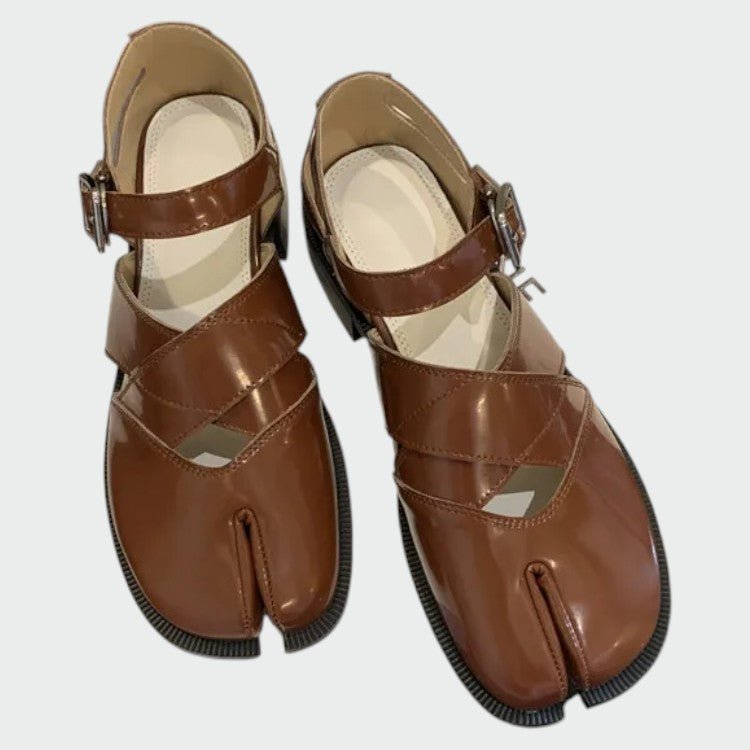 Olivia - Tabi Strap Mary Jane Shoes - Ciara & Fiona