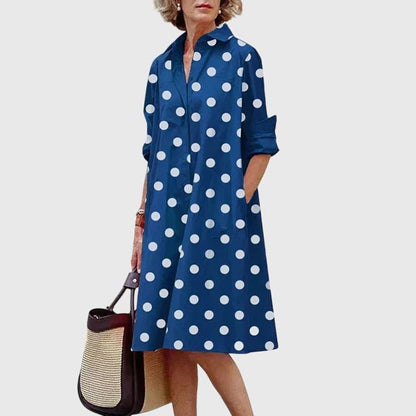 Paige™ - Elegant Dress With Pockets - Luna Hampton