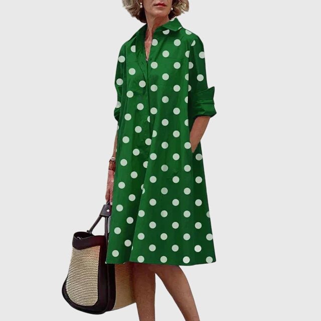 Paige™ - Elegant Dress With Pockets - Luna Hampton