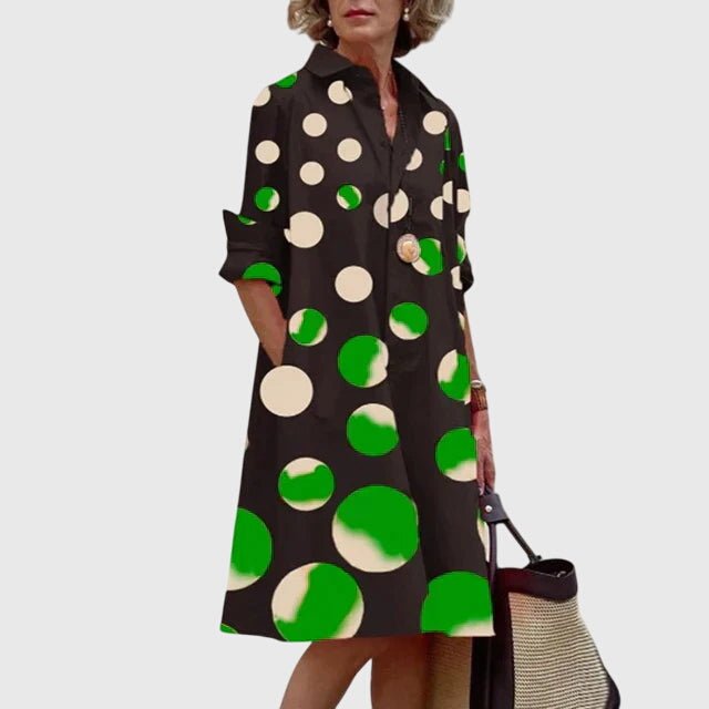 Paige™ - Elegant Dress With Pockets - Luna Hampton