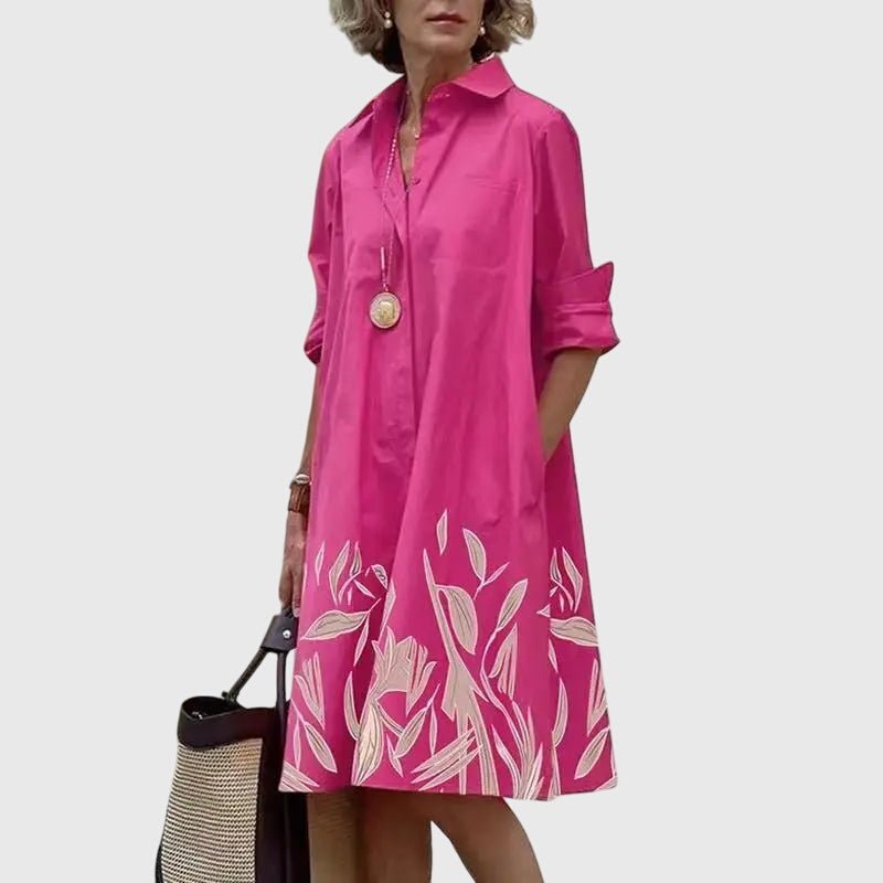 Paige™ - Elegant Dress With Pockets - Luna Hampton