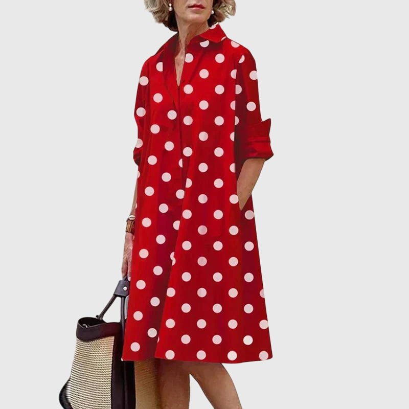 Paige™ - Elegant Dress With Pockets - Luna Hampton