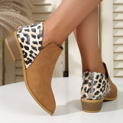 Paola | Animal Print Boots - Ciara & Fiona