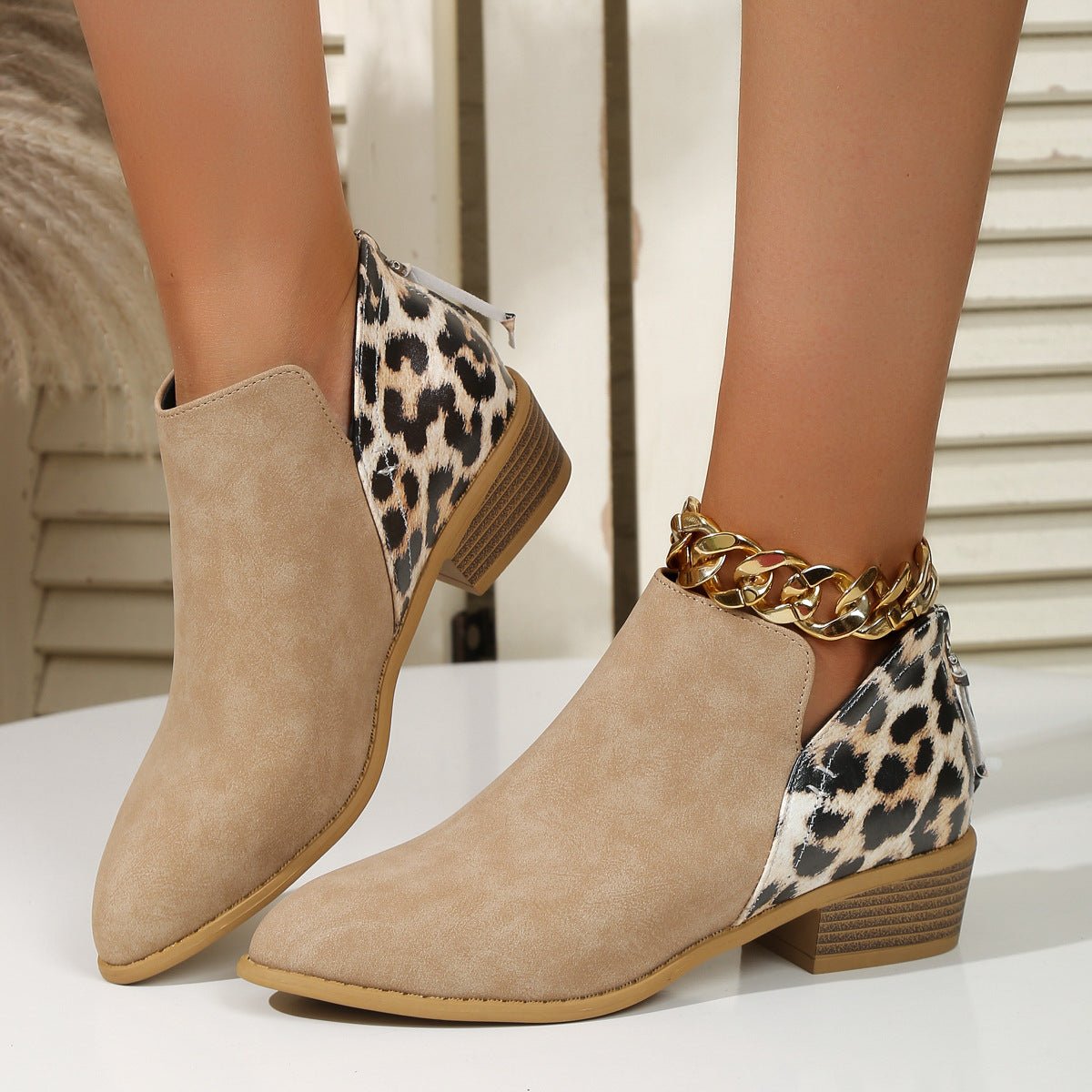 Paola | Animal Print Boots - Ciara & Fiona