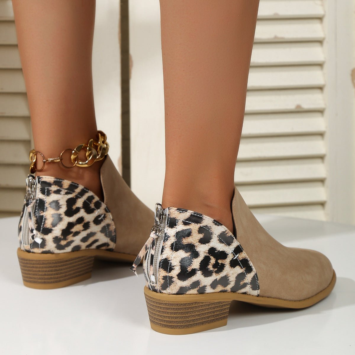 Paola | Animal Print Boots - Ciara & Fiona