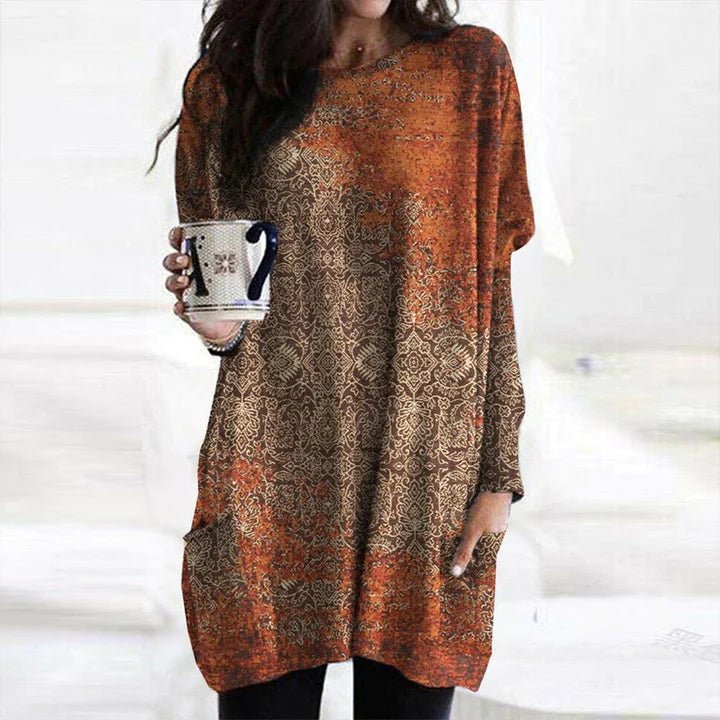 Pia | Boho Tunic Top with Tummy Coverage - Ciara & Fiona