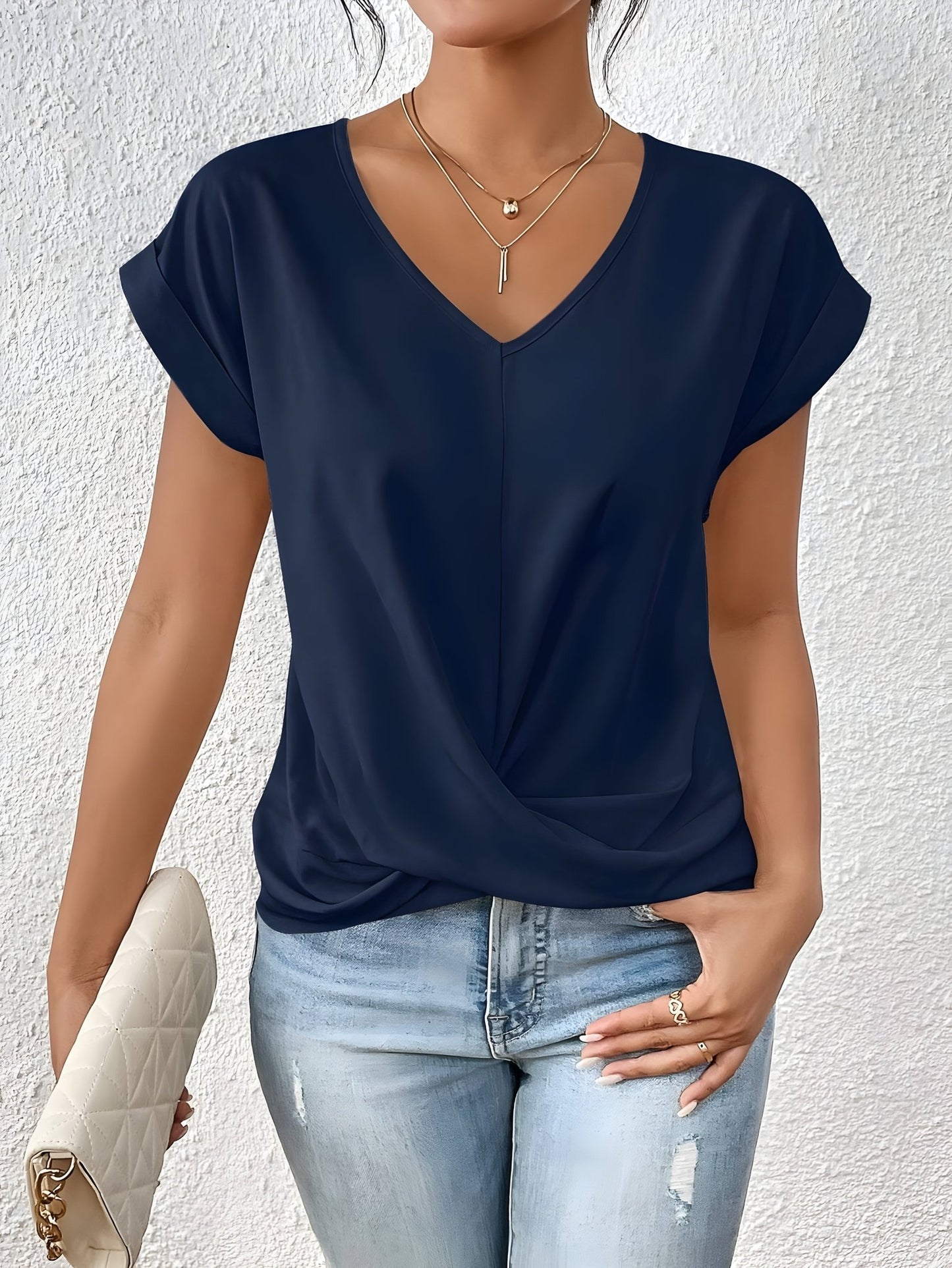 RAENA | Twist - Front Top with Chic Detail - Ciara & Fiona