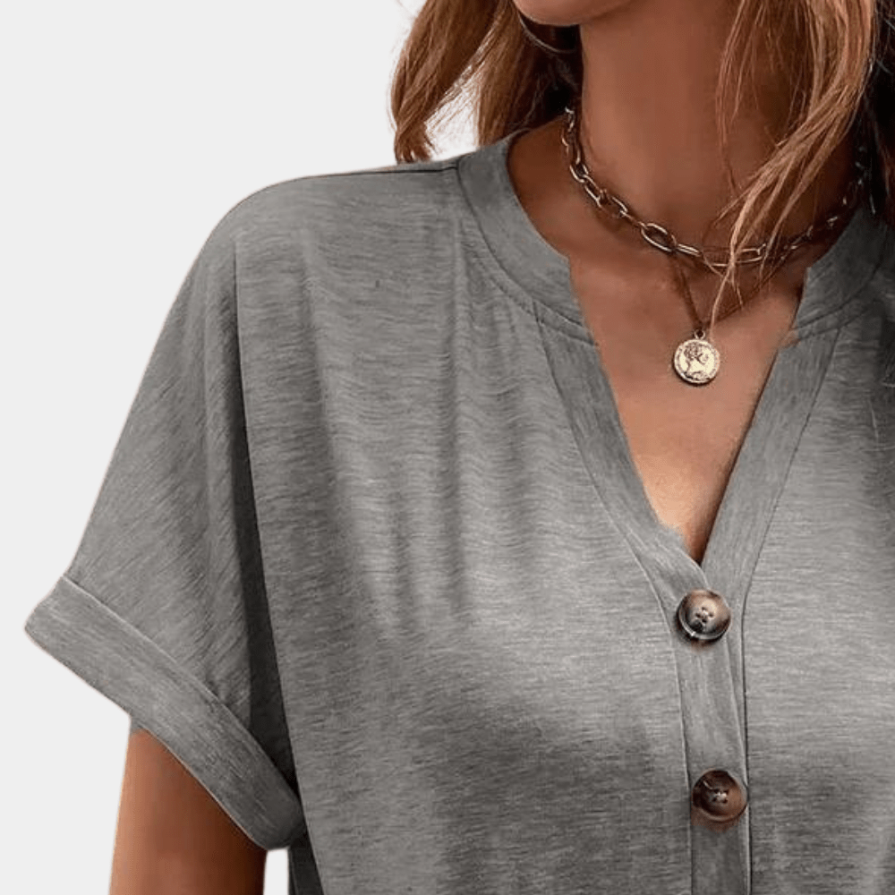 Reapi | Airy Summer V - Neck Top - Ciara & Fiona