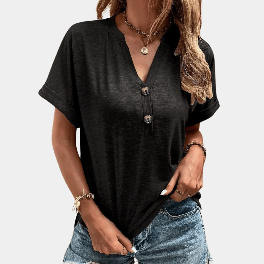 Reapi | Airy Summer V - Neck Top - Ciara & Fiona