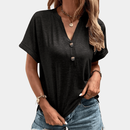 Reapi | Airy Summer V - Neck Top - Ciara & Fiona