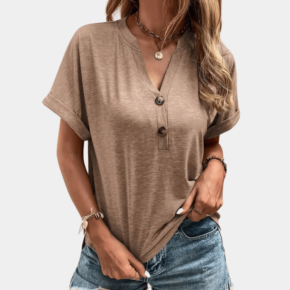 Reapi | Airy Summer V - Neck Top - Ciara & Fiona