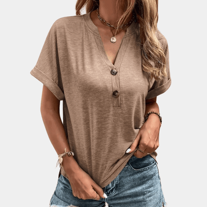 Reapi | Airy Summer V - Neck Top - Ciara & Fiona