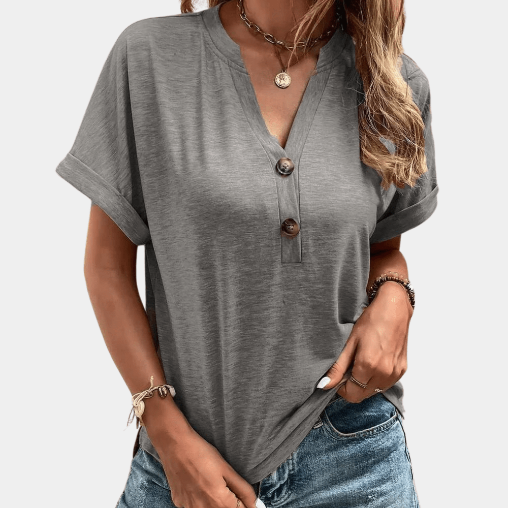Reapi | Airy Summer V - Neck Top - Ciara & Fiona