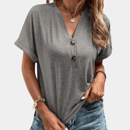 Reapi | Airy Summer V - Neck Top - Ciara & Fiona