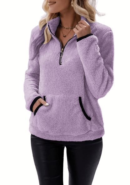 Rosely | Half Zip Borg Fleece - Ciara & Fiona