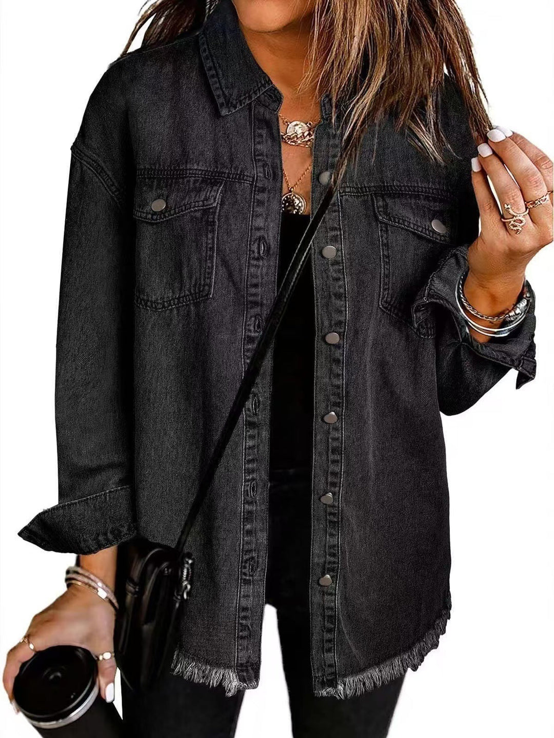 Roxanne | Classic Everyday Denim Jacket - Ciara & Fiona