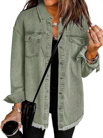 Roxanne | Classic Everyday Denim Jacket - Ciara & Fiona