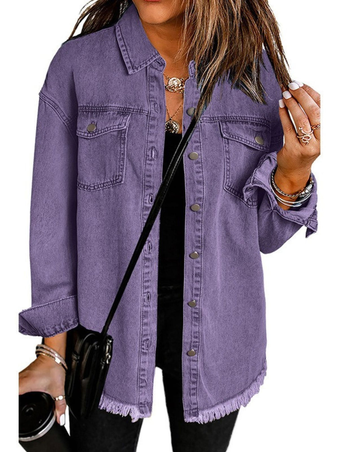 Roxanne | Classic Everyday Denim Jacket - Ciara & Fiona