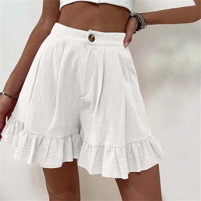 Ruth | Casual Ruffled Shorts - Ciara & Fiona