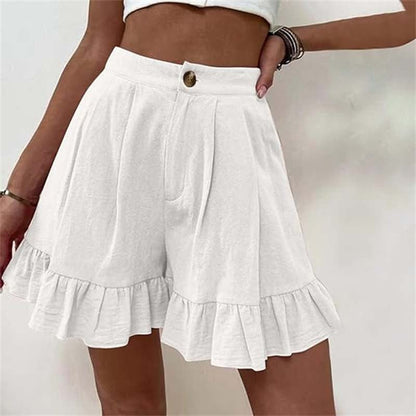 Ruth | Casual Ruffled Shorts - Ciara & Fiona