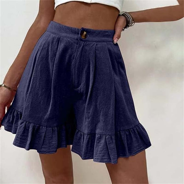 Ruth | Casual Ruffled Shorts - Ciara & Fiona