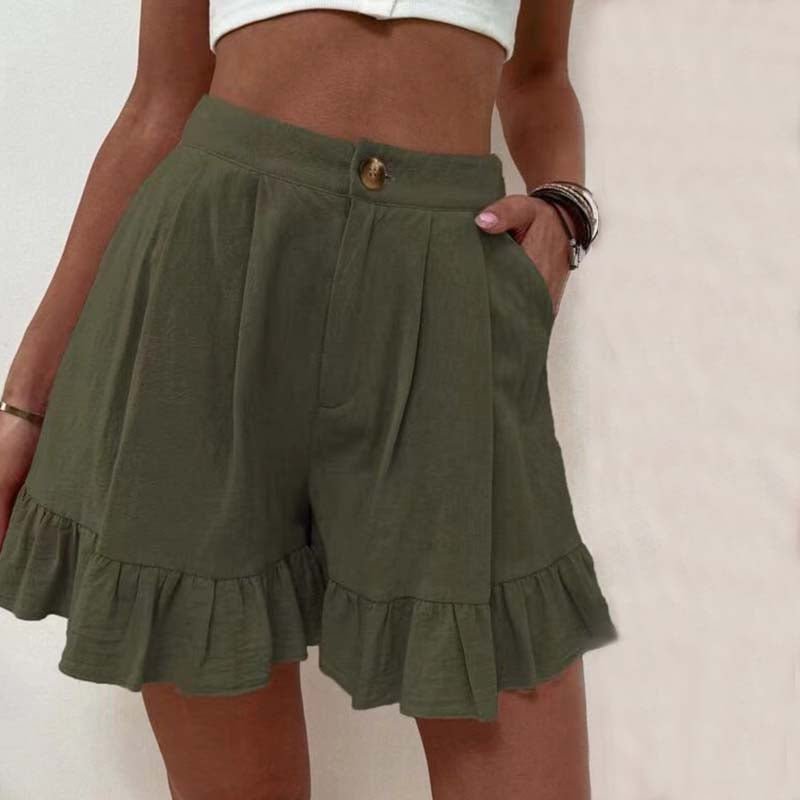 Ruth | Casual Ruffled Shorts - Ciara & Fiona