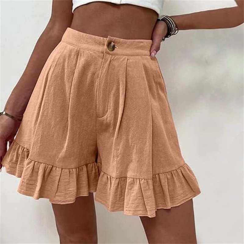 Ruth | Casual Ruffled Shorts - Ciara & Fiona