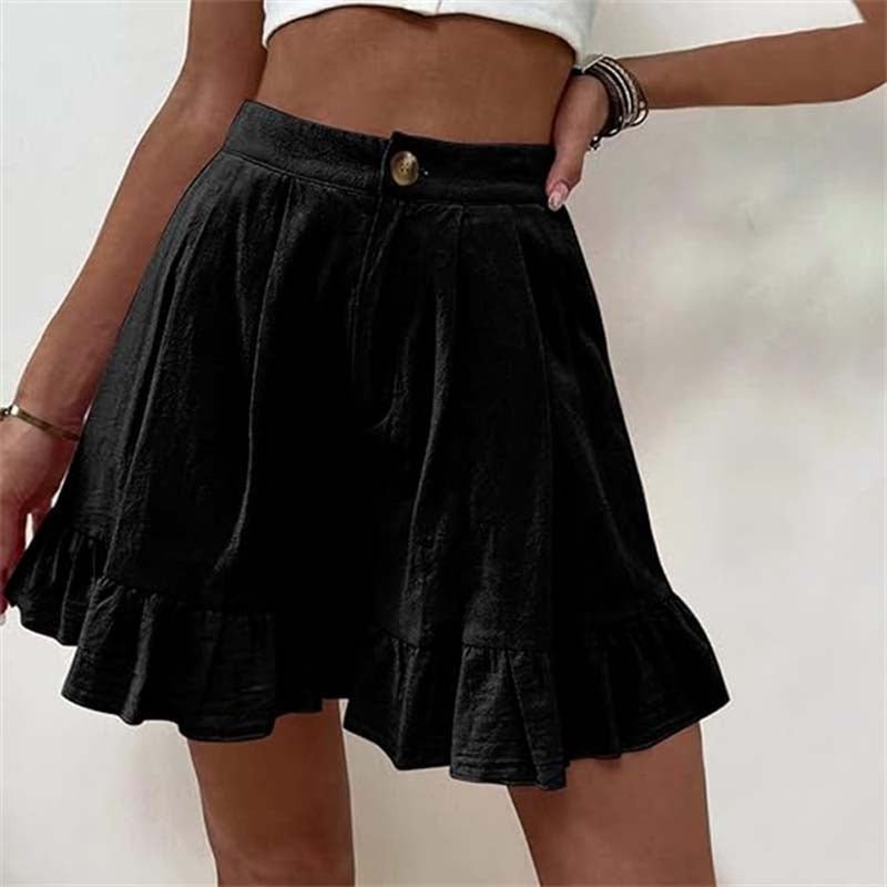Ruth | Casual Ruffled Shorts - Ciara & Fiona