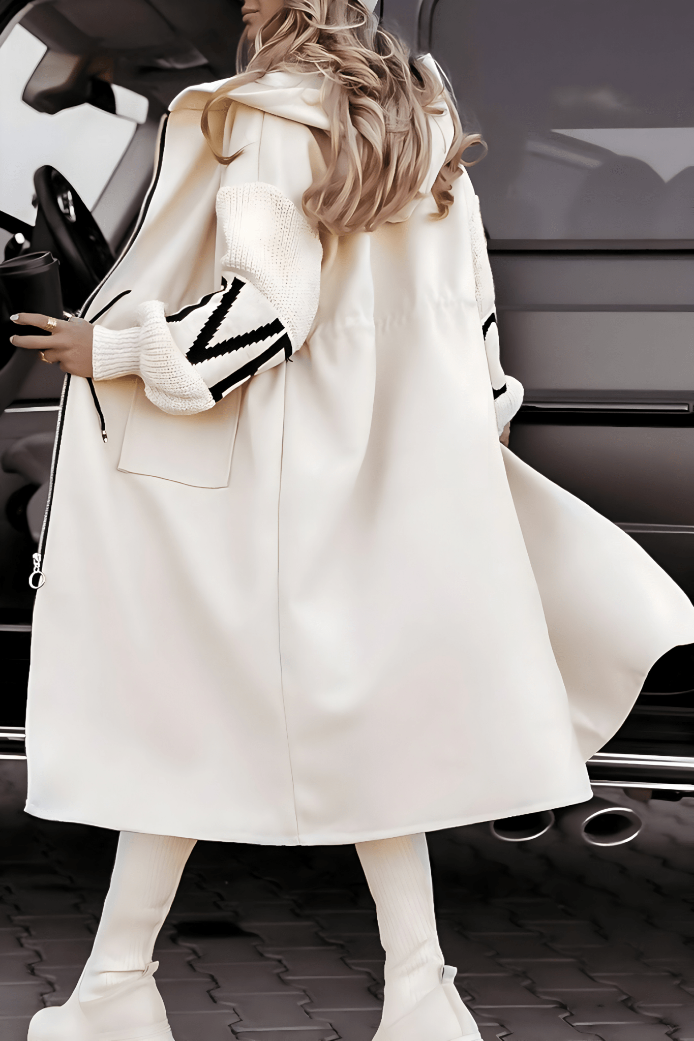 Rylee | Elegant Hooded Coat - Ciara & Fiona